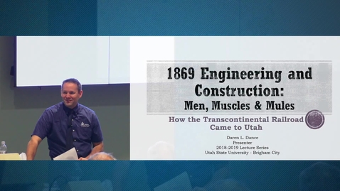 Thumbnail for Transcontinental Railroad Series - Building the Rails, Part 1 - Engineering and Construction, Daren Dance