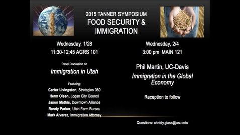 Thumbnail for Food Security &amp; Immigration in Utah