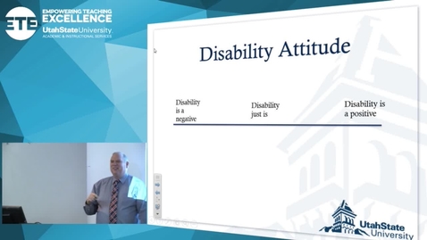 Thumbnail for David Pruden &quot;Disability Just Is&quot;