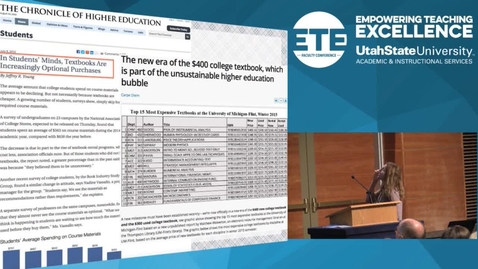 Thumbnail for Erin Davis &amp; Becky Thoms - Transitioning to Open Educational Resources