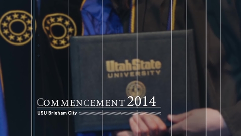 Thumbnail for entry Commencement 2014 -  USU Brigham City