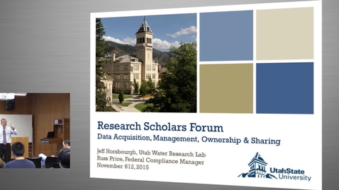 Thumbnail for entry Fall 2015 Research Scholars Forum