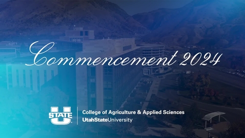 Thumbnail for College of Agriculture &amp; Applied Sciences Commencement Ceremony
