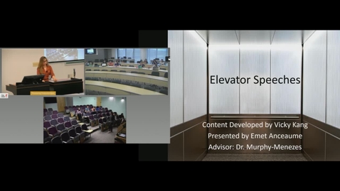 Thumbnail for Elevator Speeches Seminar