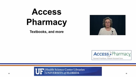 Thumbnail for entry Introduction to Access Pharmacy