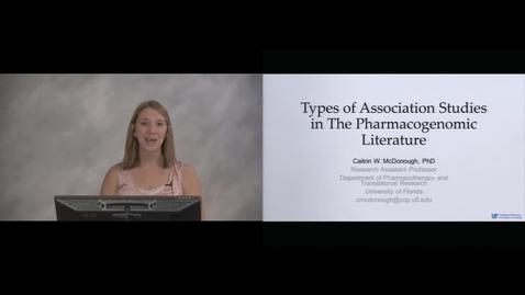 Thumbnail for Types of Association Studies in The PGx Literature