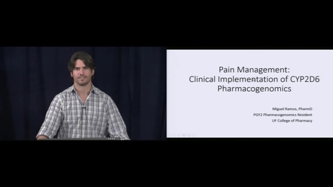 Thumbnail for entry Pain Management and Clinical Implications of CYP2D6 Pharmacogenomics