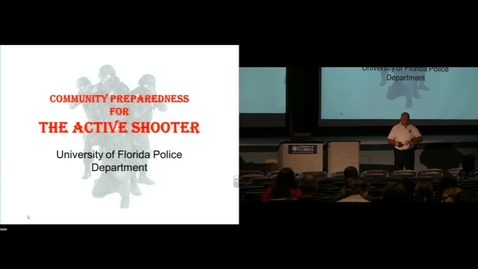 Thumbnail for entry Community Preparedness for the Active Shooter