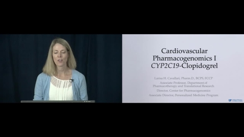 Thumbnail for Clinical Applications in Pharmacogenomics CYP2C19