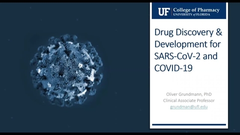 Thumbnail for entry COVID-19 and Antivirals Presentation- Dr. Oliver Grundmann