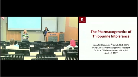 Thumbnail for Jennifer Hockings PTR Faculty Seminar 04/12/17