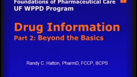 Thumbnail for C3 - Overview of Medical Information: Part II
