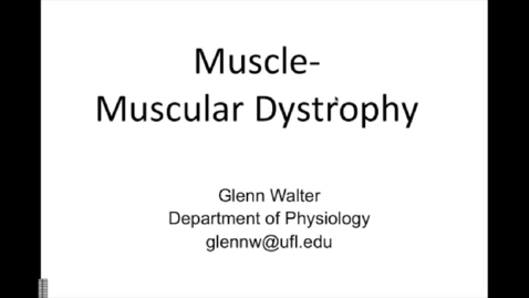 Thumbnail for Clinical Correlation MuscularDystrophy