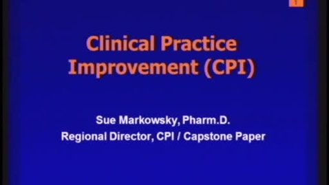 Thumbnail for Clinical Practice Improvement