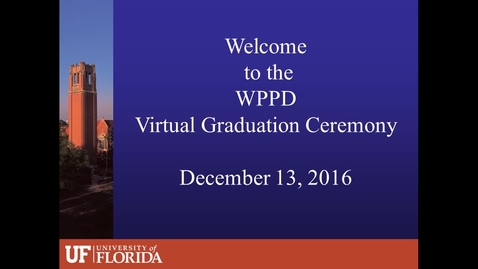 Thumbnail for WPPD Virtual Graduation Fall 2016