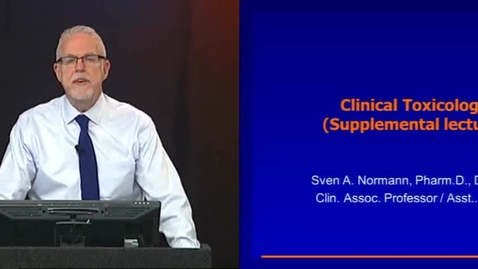 Thumbnail for Clinical Toxicology Supplemental