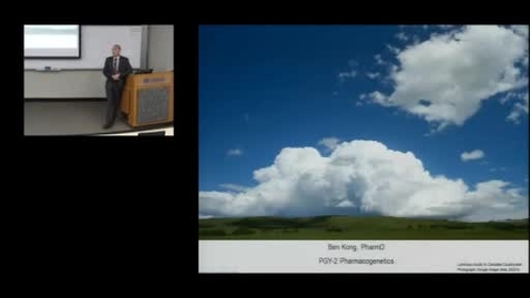 Thumbnail for PTR Guest Speaker - Ben Kong, Implementation of TMPT and Thiopurines into Clinical Practice