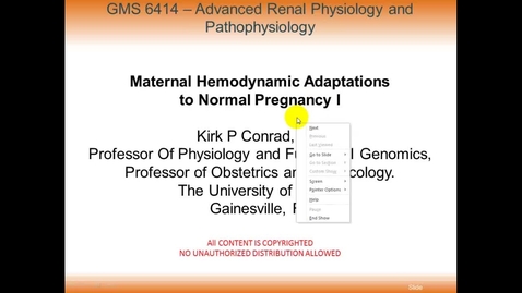 Thumbnail for Maternal Hemodynamic Adaptations to Normal Pregnancy 1