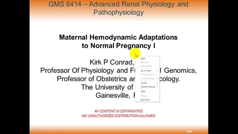 Thumbnail for entry Maternal Hemodynamic Adaptations to Normal Pregnancy 1