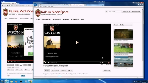 Thumbnail for HTML5 Player Behavior IE11 vs Chrome, Progressive Download transport