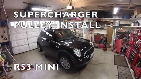 Thumbnail for MINI Cooper S supercharger pulley mod - 2002-06 R53