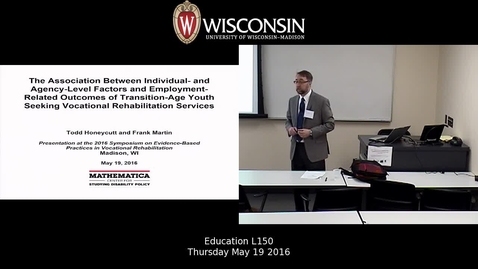 Thumbnail for The Association between Individual- and Agency-Level Factors and Employment-Related Outcomes of Transition-Age Youth Seeking Vocational Rehabilitation Services - Honeycutt &amp; Martin - 5.19.16