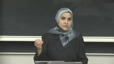 Thumbnail for entry Dalia Mogahed lecture: “Who Speaks for Islam?”