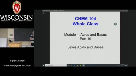 Thumbnail for Chem 104 Module 4 Part 19 Lewis Acids and Bases II - Quiz
