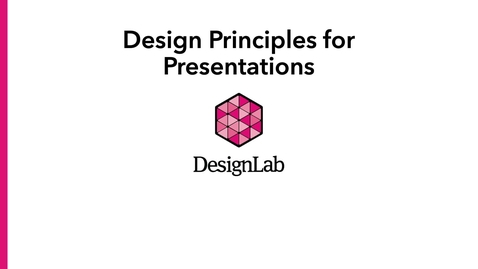 Thumbnail for entry Biology 151 - Designing Presentations