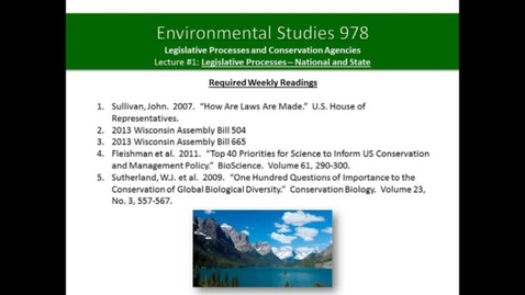 Thumbnail for Legislative Processes: National and State Part 1 | Schulfer