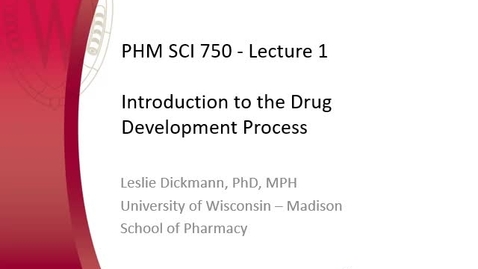 Thumbnail for PHM SCI 750 Module 1 Lecture 1