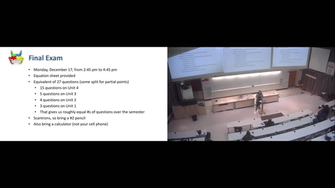 Thumbnail for Physics 104 review, part 1/2