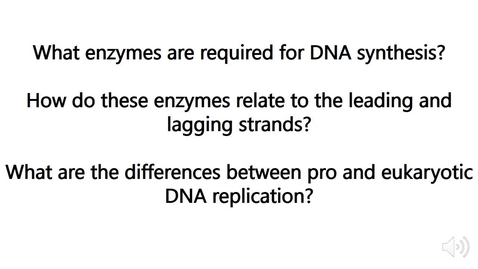 Thumbnail for Genetics 466 | Lecture #3B- The cell cycle interphase and DNA replication