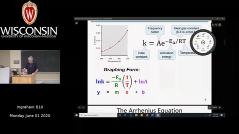 Thumbnail for Chem 104 Module 2 Part 14 The Arrhenius Equation - Quiz part b