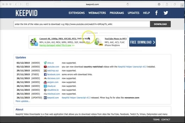 How to use KeepVid.com to download Youtube videos - UW-Madison Kaltura  MediaSpace