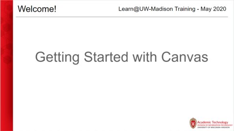 Thumbnail for Getting Started with Canvas