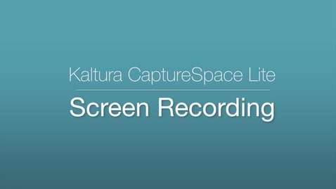 Thumbnail for CaptureSpace Lite - Screen Recording