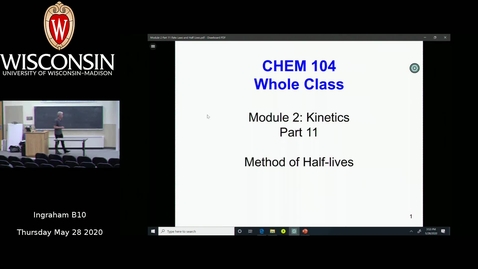 Thumbnail for CHEM 104 Module 2 Part 11 Half Lives - Quiz part a