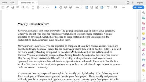Thumbnail for Overview of Grading, Assignments, Accomodations, and Resources