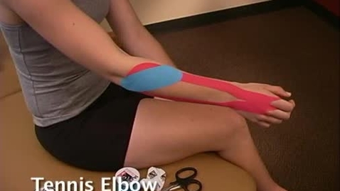 Thumbnail for entry Tennis Elbow Taping Technique