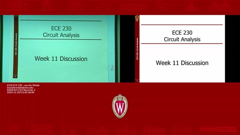 Thumbnail for (F24) ECE 230 - van der Weide