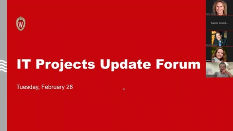 Thumbnail for entry February 28, 2023 IT Project Update Forum