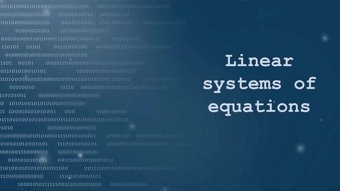 Thumbnail for Linear_Systems