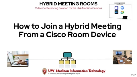 Thumbnail for How to Join a Hybrid Meeting From a Cisco Room Device
