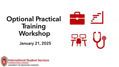 Thumbnail for OPT Workshop Spring 2025