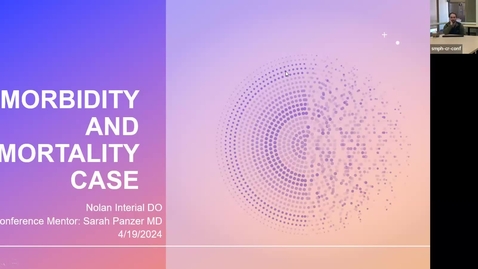 Thumbnail for 4/19 M&amp;M Conference