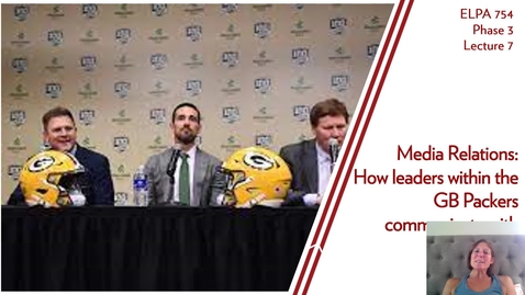 Thumbnail for ELPA 754 Week 7 Lecture