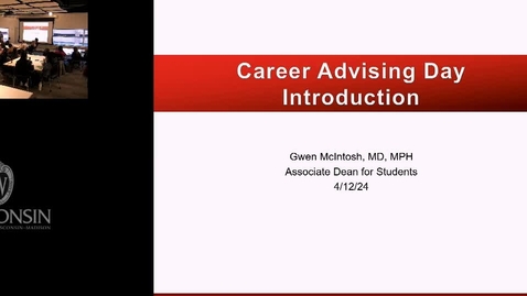 Thumbnail for entry Career Advising Day Session 1