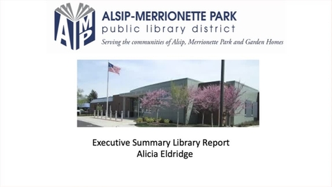 Thumbnail for entry Alsip Library Executive Summary 8:52:42 pm