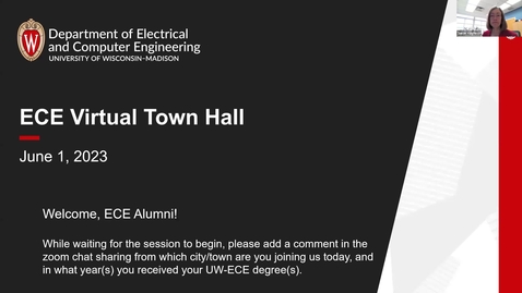 Thumbnail for June 2023 Virtual ECE Alumni Town Hall.mp4